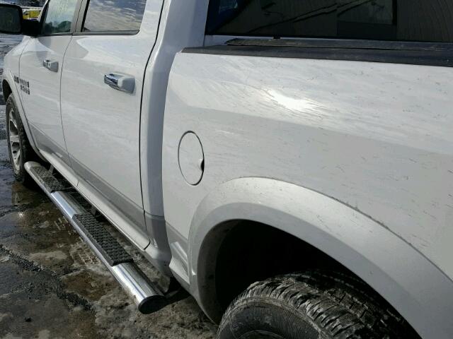 1C6RR7NT7ES125380 - 2014 RAM 1500 LARAM WHITE photo 9