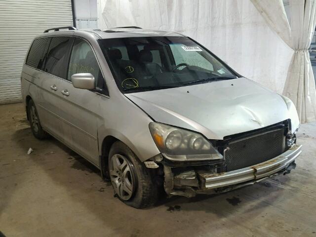 5FNRL38677B442326 - 2007 HONDA ODYSSEY EX SILVER photo 1