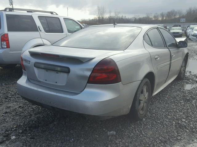 2G2WP552X81134063 - 2008 PONTIAC GRAND PRIX SILVER photo 4