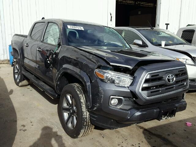 3TMGZ5AN5HM119005 - 2017 TOYOTA TACOMA DOU BLACK photo 1