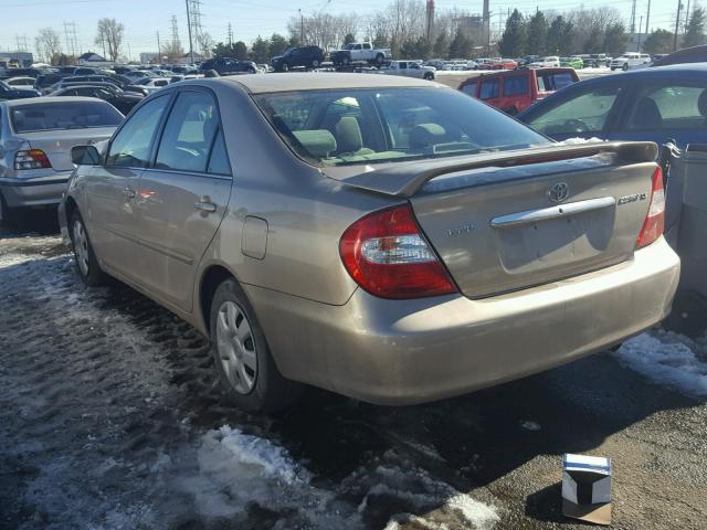 4T1BE32K74U376148 - 2004 TOYOTA CAMRY LE BEIGE photo 3