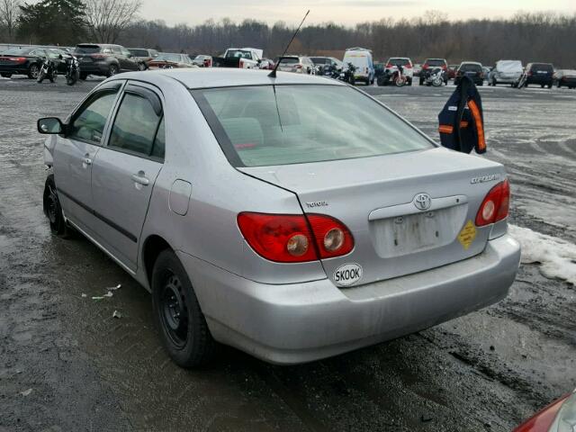 1NXBR32E87Z826411 - 2007 TOYOTA COROLLA CE SILVER photo 3