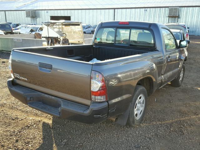 5TFNX4CN1BX003838 - 2011 TOYOTA TACOMA CHARCOAL photo 4