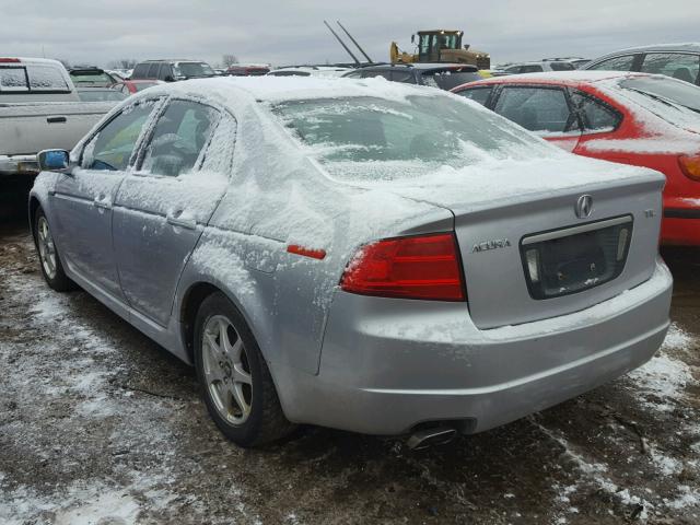 19UUA66244A028248 - 2004 ACURA TL SILVER photo 3