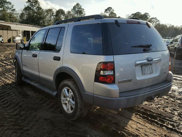 1FMEU63E16UB61295 - 2006 FORD EXPLORER X SILVER photo 3