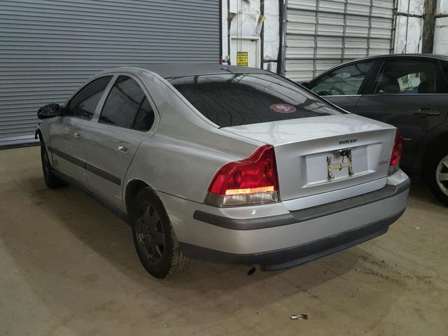 YV1RS61N512008089 - 2001 VOLVO S60 SILVER photo 3