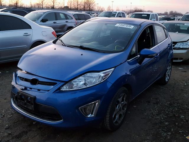 3FADP4FJ3BM135337 - 2011 FORD FIESTA SES BLUE photo 2