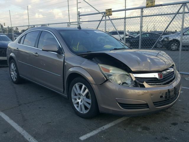 1G8ZS57N08F151214 - 2008 SATURN AURA XE BROWN photo 1