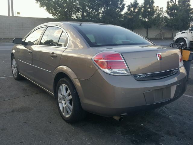 1G8ZS57N08F151214 - 2008 SATURN AURA XE BROWN photo 3