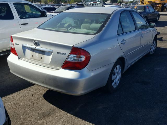 4T1BE32K14U921082 - 2004 TOYOTA CAMRY LE SILVER photo 4