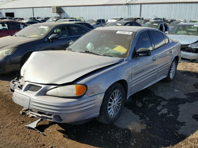 1G2NE52E1XC584077 - 1999 PONTIAC GRAND AM S SILVER photo 2
