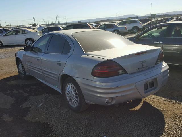 1G2NE52E1XC584077 - 1999 PONTIAC GRAND AM S SILVER photo 3