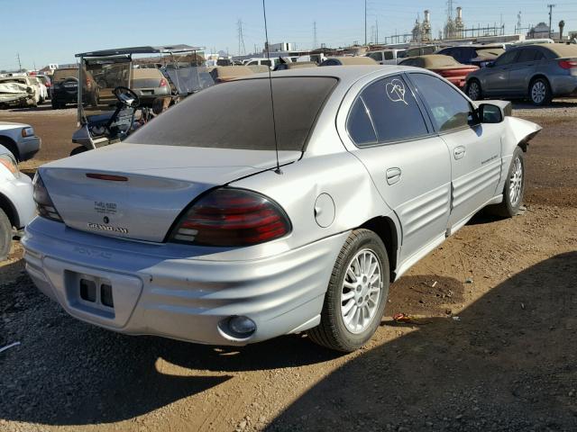1G2NE52E1XC584077 - 1999 PONTIAC GRAND AM S SILVER photo 4