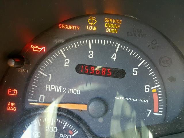 1G2NE52E1XC584077 - 1999 PONTIAC GRAND AM S SILVER photo 8