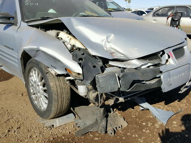 1G2NE52E1XC584077 - 1999 PONTIAC GRAND AM S SILVER photo 9