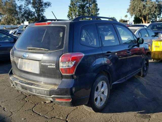 JF2SJAEC9EH491404 - 2014 SUBARU FORESTER 2 BLACK photo 4