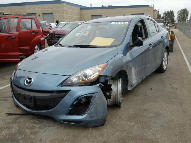 JM1BL1VG4B1400992 - 2011 MAZDA 3 I BLUE photo 2