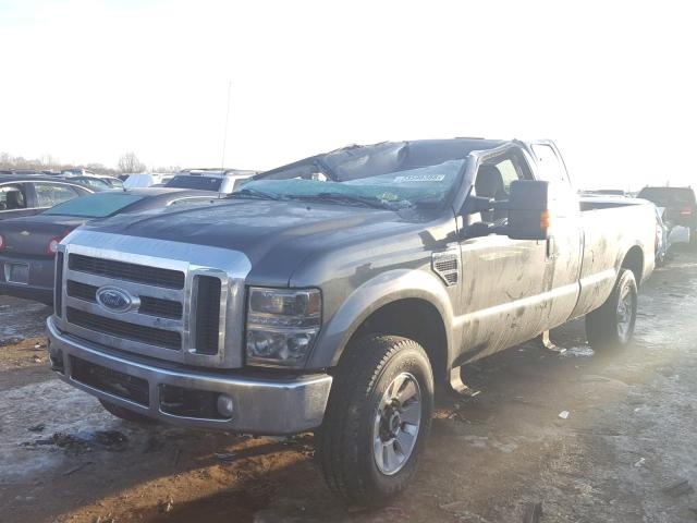 1FTSX21R18EB32633 - 2008 FORD F250 SUPER GOLD photo 2