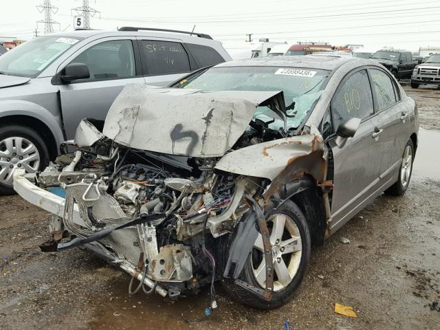 1HGFA168X7L075969 - 2007 HONDA CIVIC EX თაფლისფერი ფოტო 2