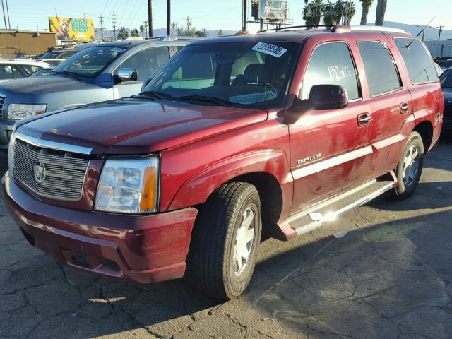 1GYEC63T62R103700 - 2002 CADILLAC ESCALADE L BURGUNDY photo 2