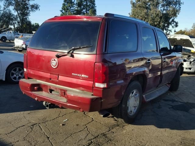 1GYEC63T62R103700 - 2002 CADILLAC ESCALADE L BURGUNDY photo 4