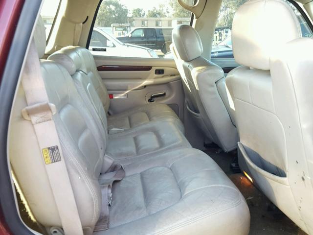 1GYEC63T62R103700 - 2002 CADILLAC ESCALADE L BURGUNDY photo 6