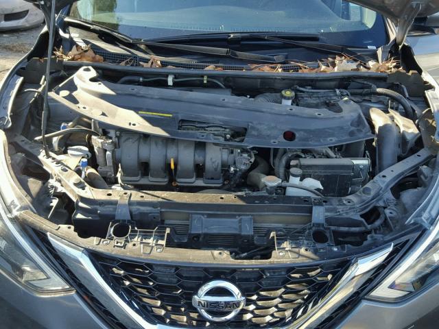 3N1AB7APXGY283173 - 2016 NISSAN SENTRA S CHARCOAL photo 7