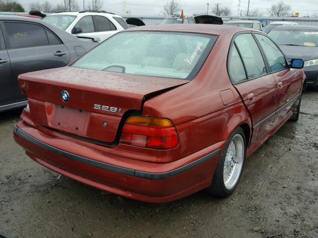 WBADM634XYGV02375 - 2000 BMW 528 I AUTO RED photo 4