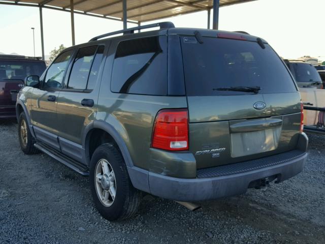 1FMZU63K43ZA91491 - 2003 FORD EXPLORER X GREEN photo 3