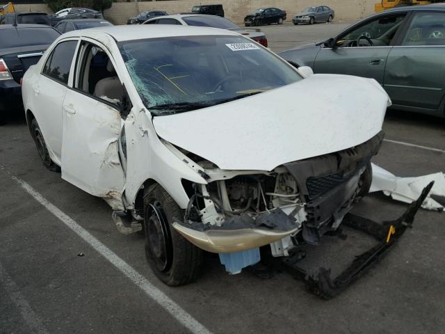 JTDBL40E599071920 - 2009 TOYOTA COROLLA BA WHITE photo 1