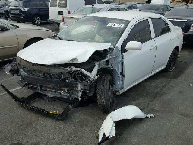 JTDBL40E599071920 - 2009 TOYOTA COROLLA BA WHITE photo 2