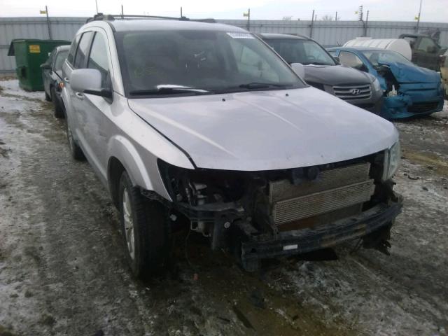 3C4PDCCG2ET109003 - 2014 DODGE JOURNEY SX SILVER photo 1