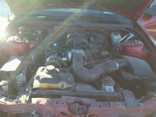 1ZVFT80N565245123 - 2006 FORD MUSTANG MAROON photo 7