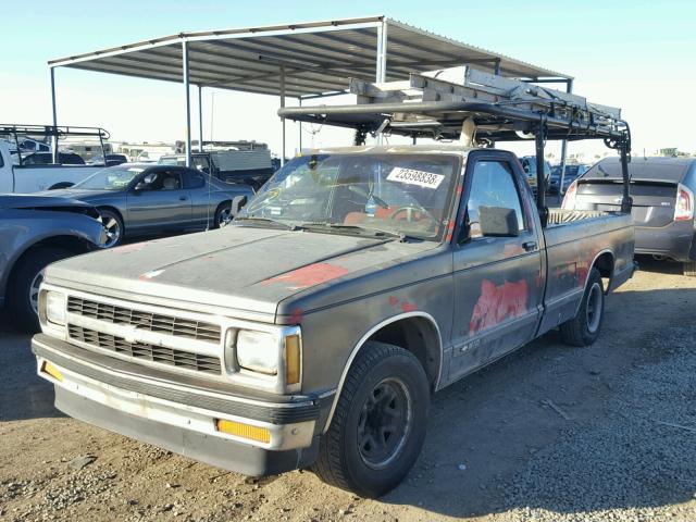 1GCCS14Z6M2145186 - 1991 CHEVROLET S TRUCK S1 GRAY photo 2