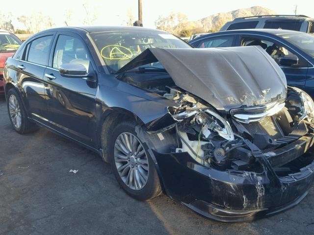 1C3BC2FBXBN581764 - 2011 CHRYSLER 200 LIMITE BLACK photo 1