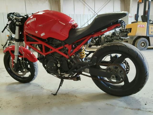 ZDM1RADMX7B098521 - 2007 DUCATI MONSTER 69 RED photo 4