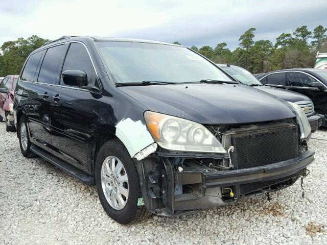 5FNRL38768B047161 - 2008 HONDA ODYSSEY EX BLACK photo 1