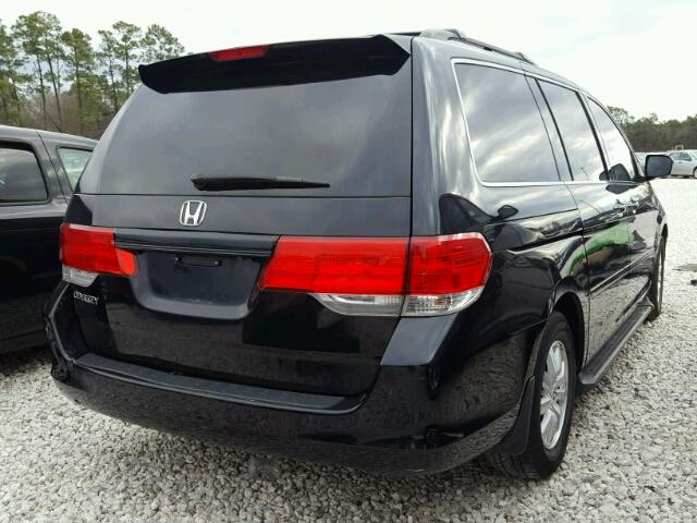 5FNRL38768B047161 - 2008 HONDA ODYSSEY EX BLACK photo 4