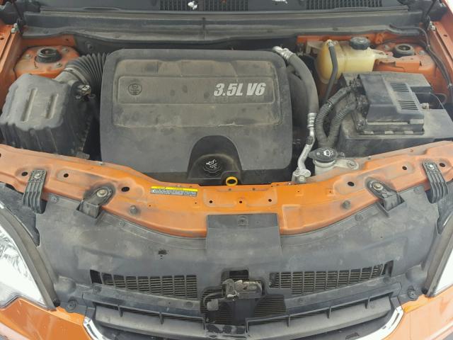 3GSDL43N98S621110 - 2008 SATURN VUE XE ORANGE photo 7