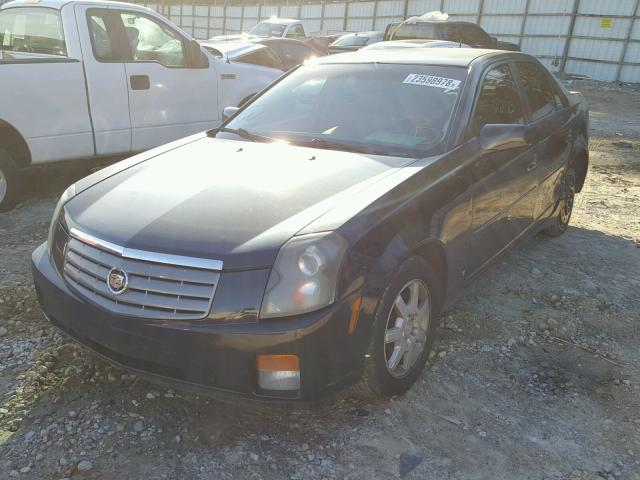 1G6DM57T060137275 - 2006 CADILLAC CTS BLACK photo 2