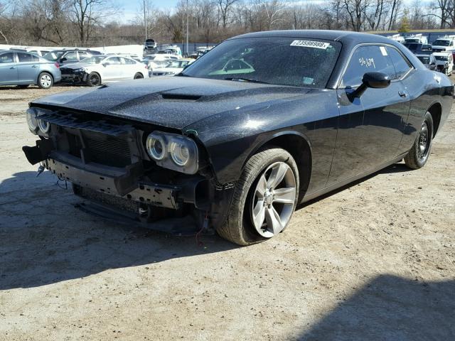 2C3CDZAG8FH719863 - 2015 DODGE CHALLENGER BLACK photo 2