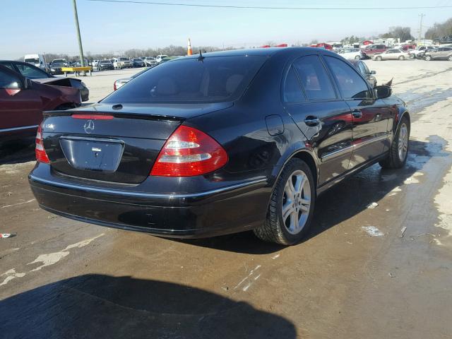 WDBUF56J46A969914 - 2006 MERCEDES-BENZ E 350 BLACK photo 4