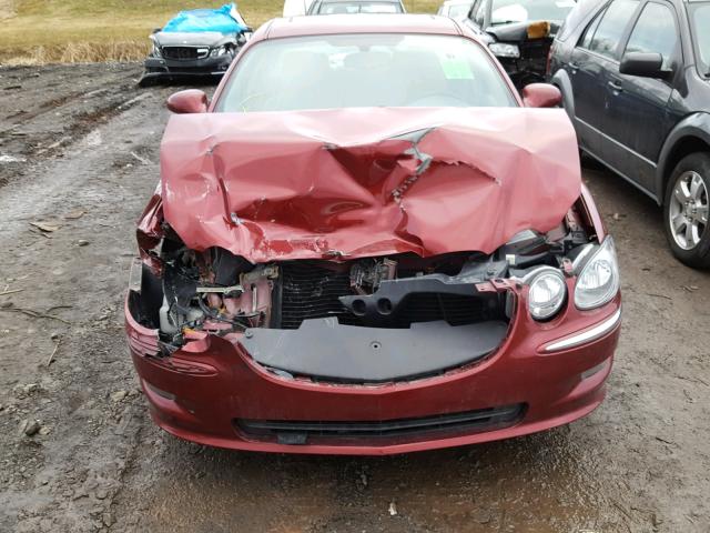 2G4WC582981161639 - 2008 BUICK LACROSSE C RED photo 10