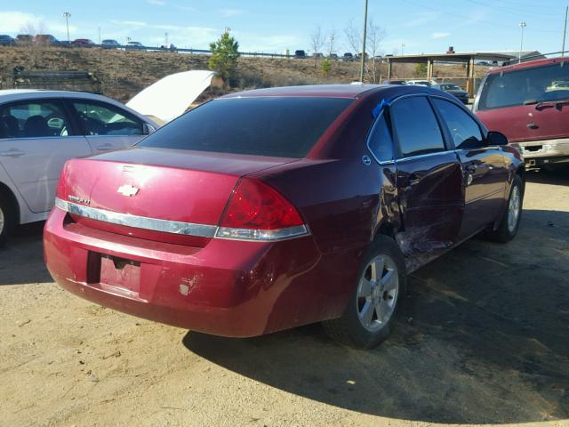 2G1WT57N691304346 - 2009 CHEVROLET IMPALA 1LT BURGUNDY photo 4