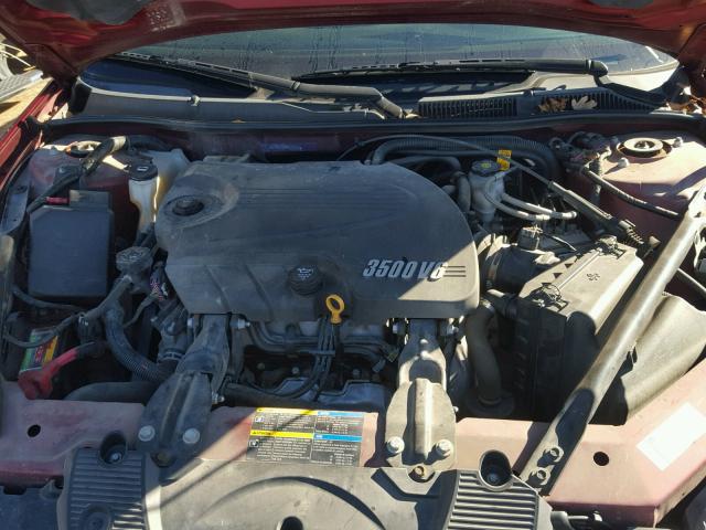 2G1WT57N691304346 - 2009 CHEVROLET IMPALA 1LT BURGUNDY photo 7