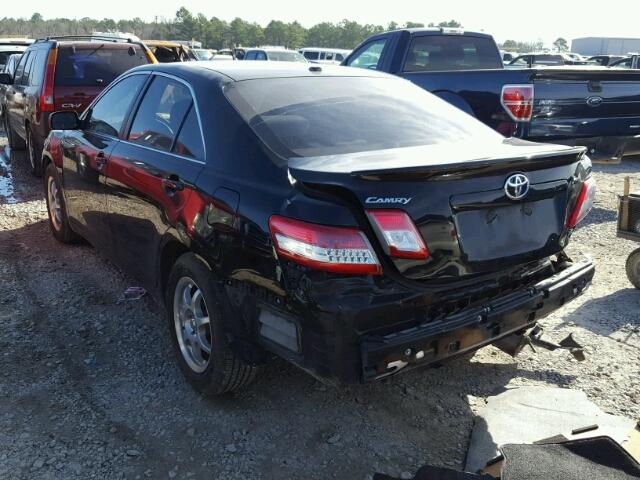 4T4BF3EK1AR012690 - 2010 TOYOTA CAMRY BASE BLACK photo 3