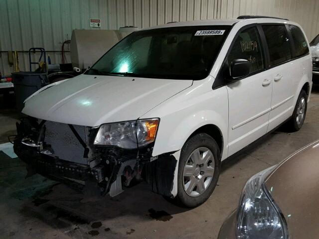 2C4RDGBG6CR154768 - 2012 DODGE GRAND CARA WHITE photo 2