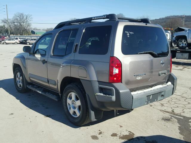 5N1AN08U66C529761 - 2006 NISSAN XTERRA OFF TAN photo 3