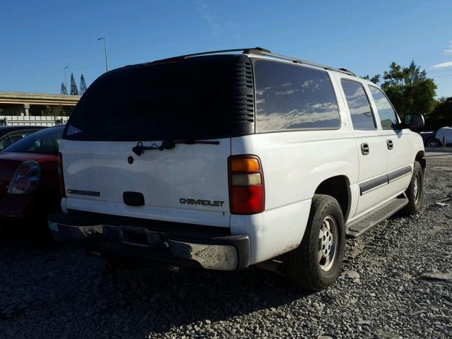 3GNEC16Z72G128847 - 2002 CHEVROLET SUBURBAN C WHITE photo 4