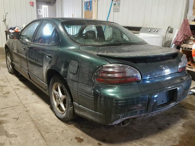 1G2WP52K6YF106578 - 2000 PONTIAC GRAND PRIX GREEN photo 3
